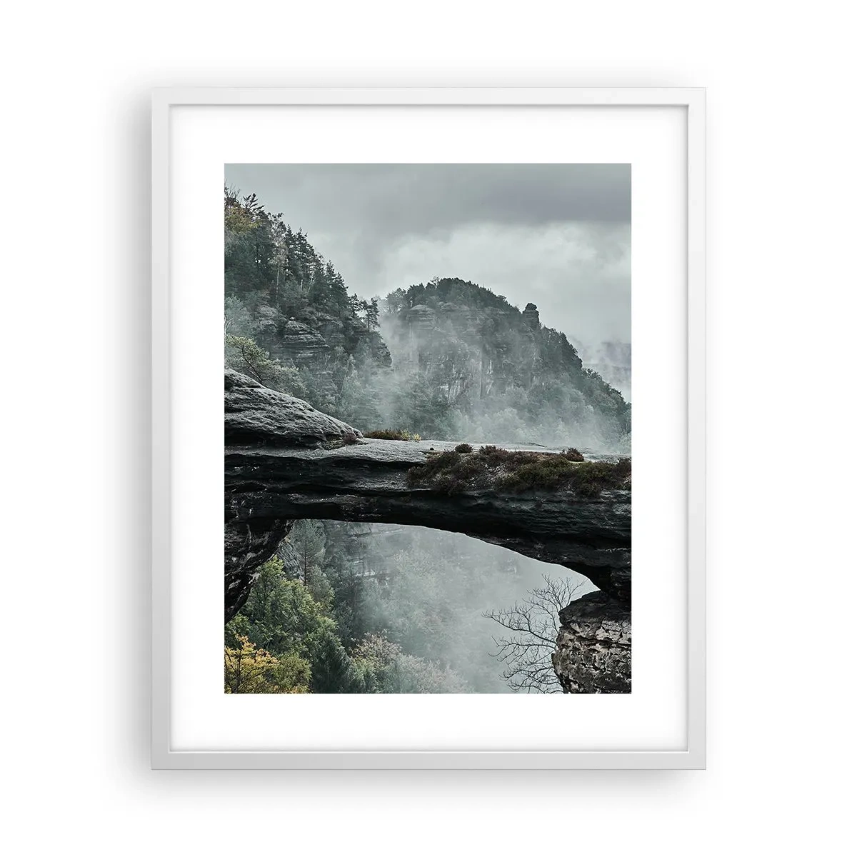Poster în ramă albă - Aventura este pe cale să înceapă - 40x50 cm
