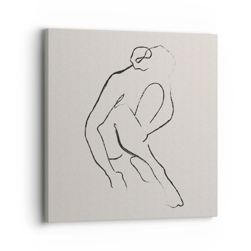 Tablou pe pânză - Schiță intimă - 30x30 cm
