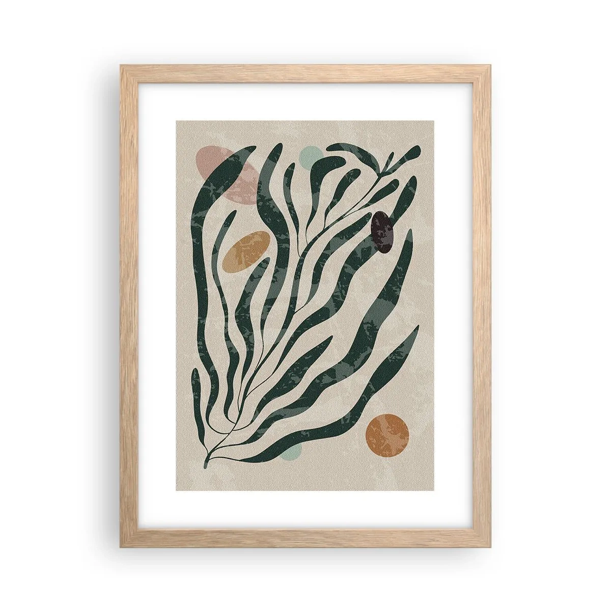 Poster în ramă de stejar deschis - În mijlocul vegetației - 30x40 cm