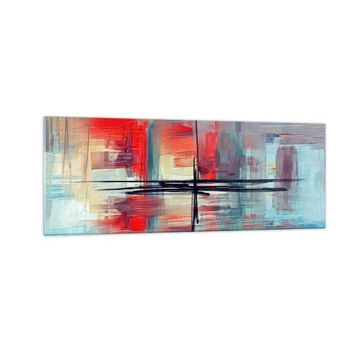 Tablou pe sticlă - Peisaj dintr-o dimensiune necunoscută - 140x50 cm