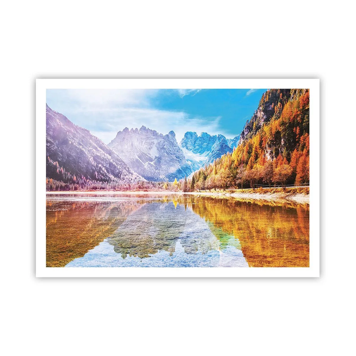Poster - Iar în munți începe toamna - 100x70 cm
