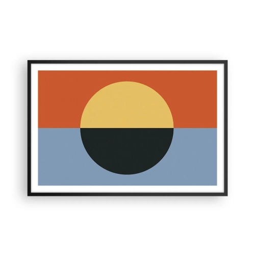 Poster în ramă neagră - O compoziție de căldură și răcoare - 91x61 cm