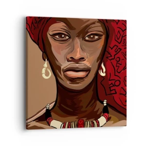 Tablou pe pânză - Venus din abanos - 40x40 cm