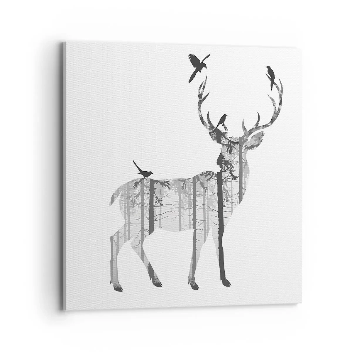 Tablou pe pânză - Spiritul bun al pădurii - 70x70 cm