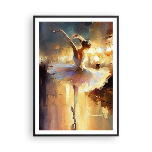 Poster în ramă neagră - Un miracol în stradă - 70x100 cm