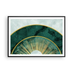 Poster în ramă neagră - Un alt sistem solar - 100x70 cm