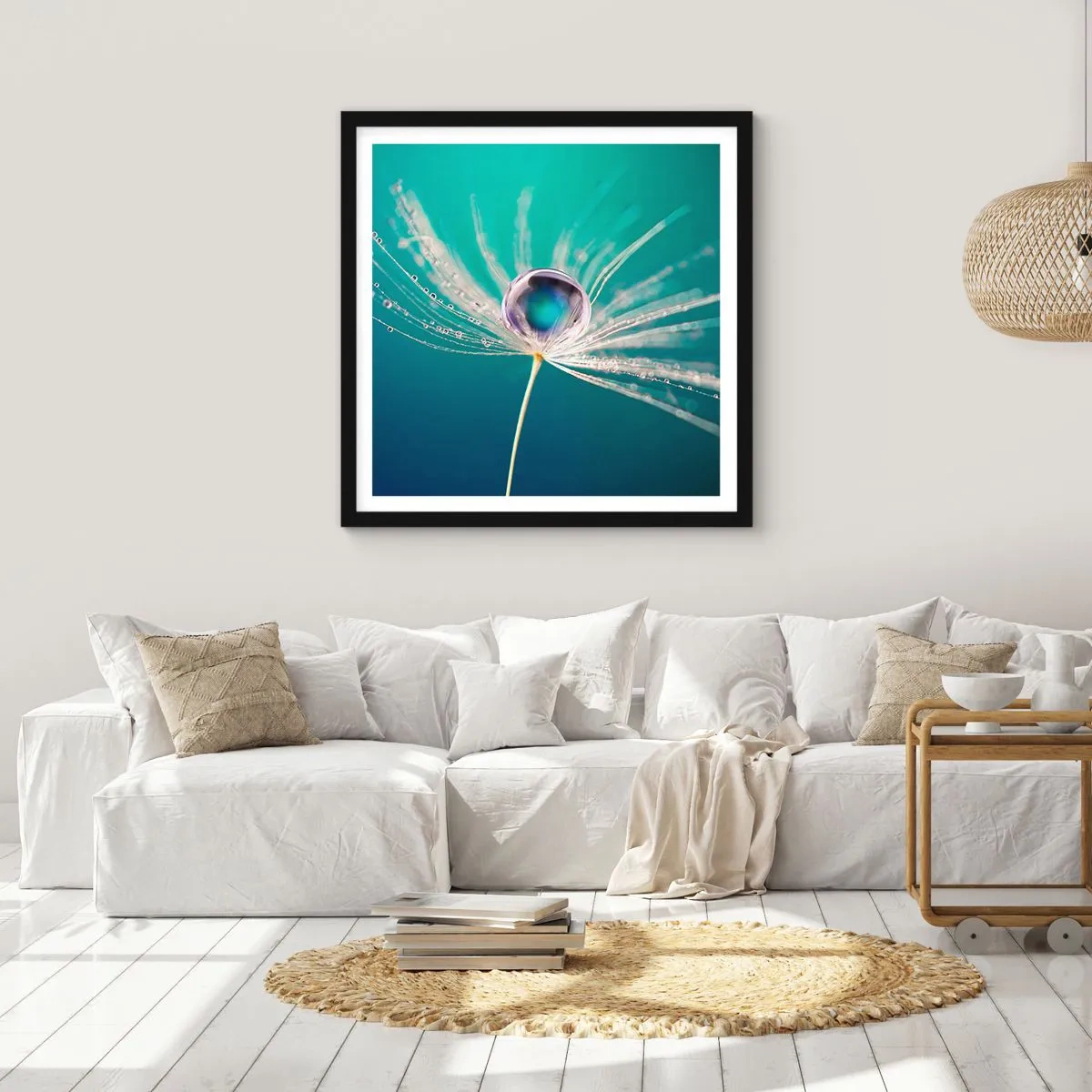 Poster în ramă neagră - Moment mistic - 60x60 cm