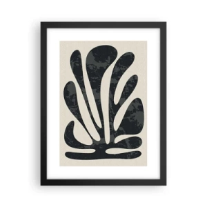 Poster în ramă neagră - Abstracție cu mai multe degete - 30x40 cm