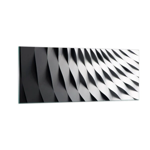 Tablou pe sticlă - Pe suprafața valurilor - 100x40 cm