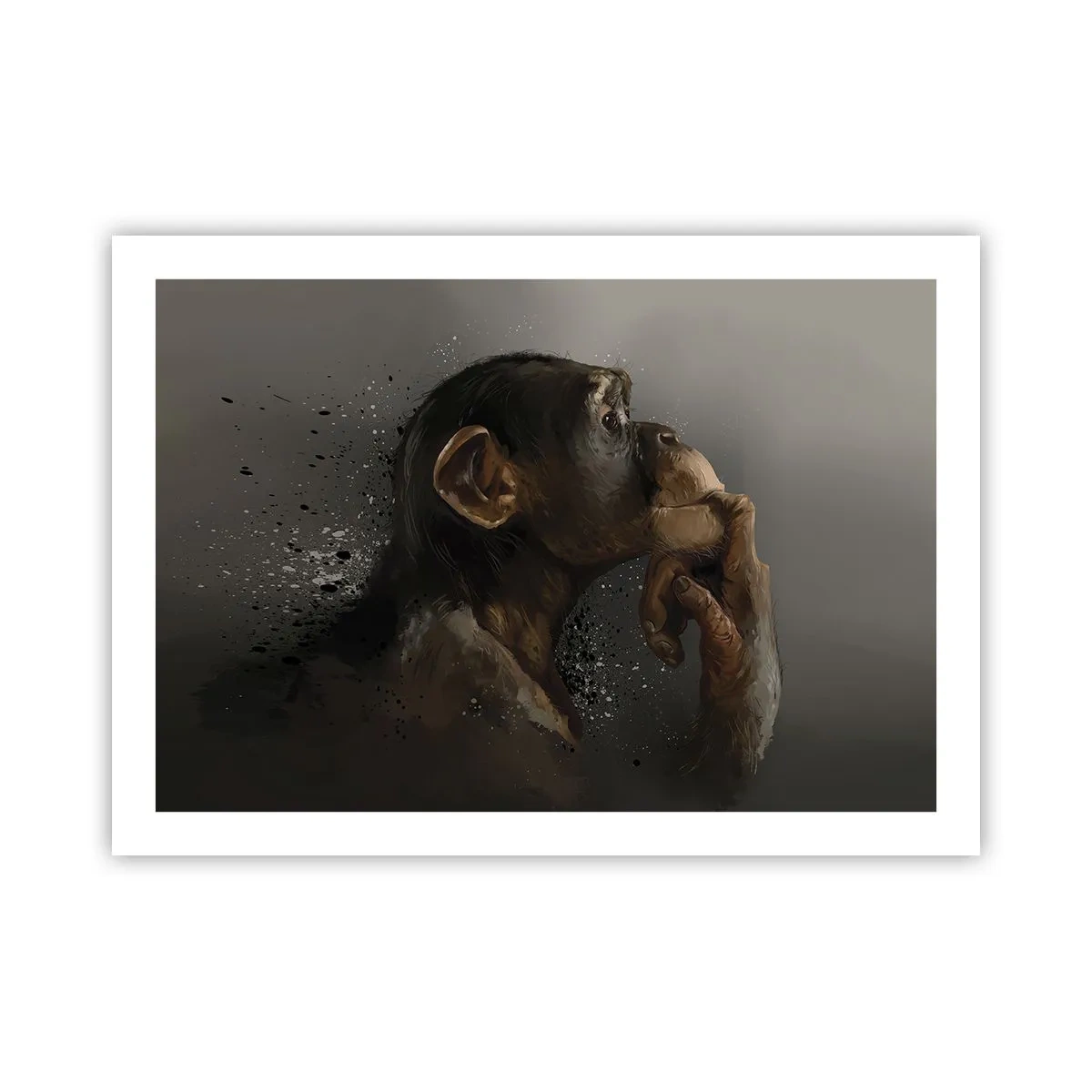 Poster - Cu siguranță, gânditorul - 70x50 cm