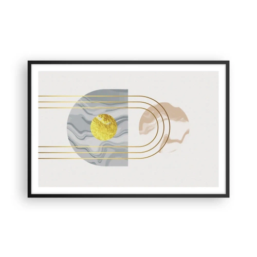 Poster în ramă neagră - Lumină și strălucire - 91x61 cm