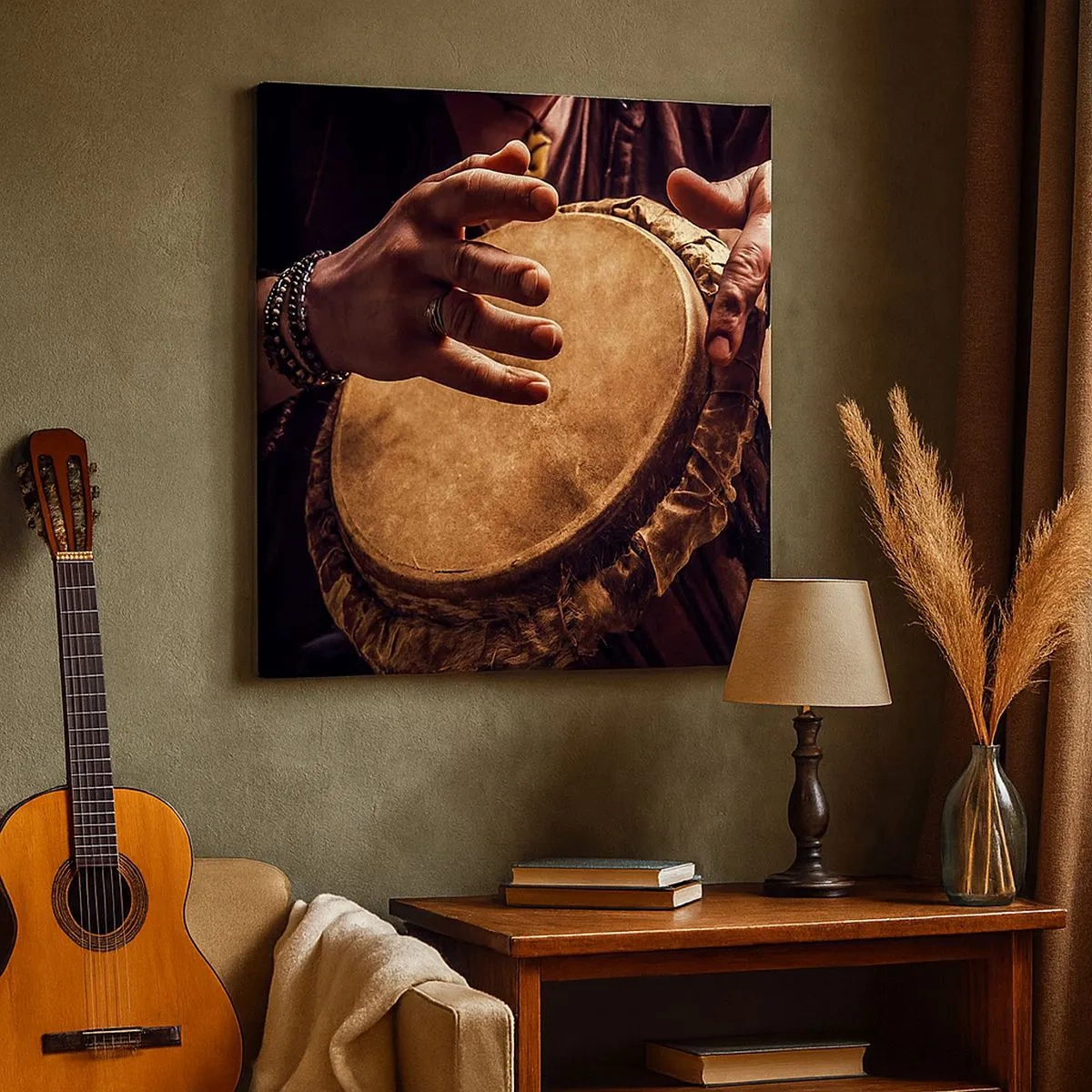 Tablou pe pânză - În ritmul inimii - 30x30 cm