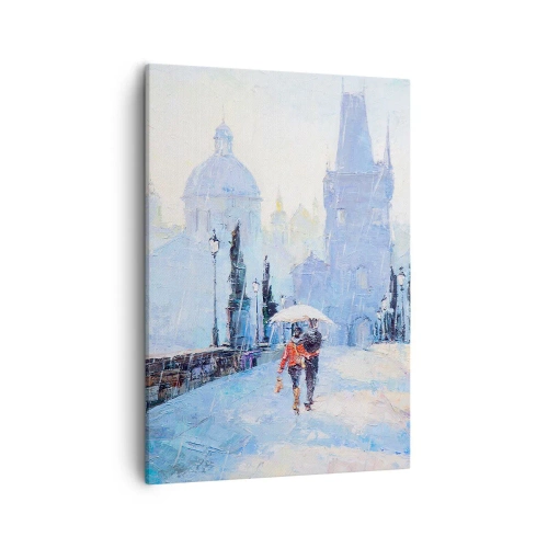 Tablou pe pânză - Probabil că am fost vrăjiți de ploaie - 50x70 cm