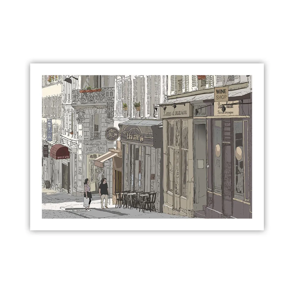 Poster - Bucurii urbane - 70x50 cm