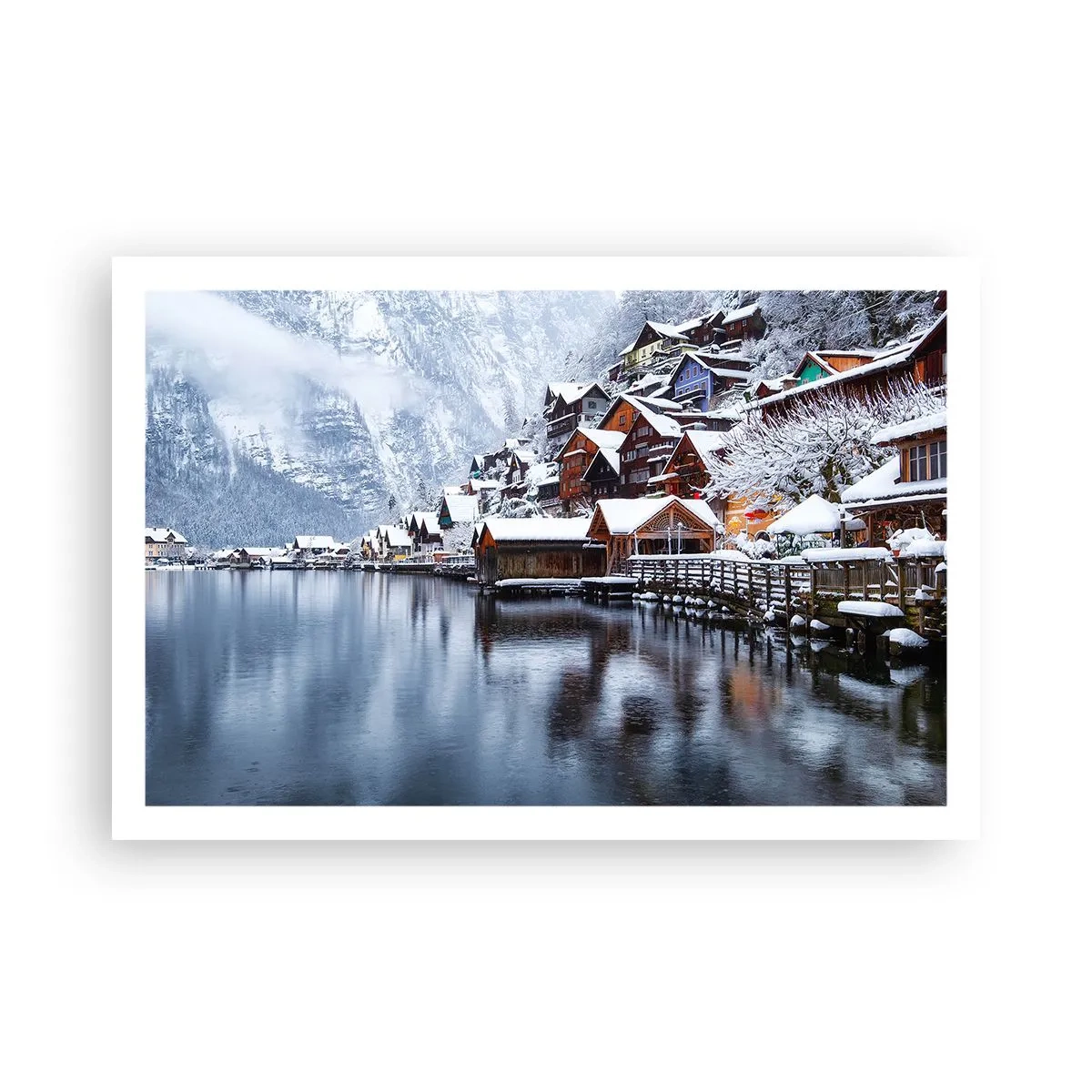 Poster - În decor de iarnă - 91x61 cm