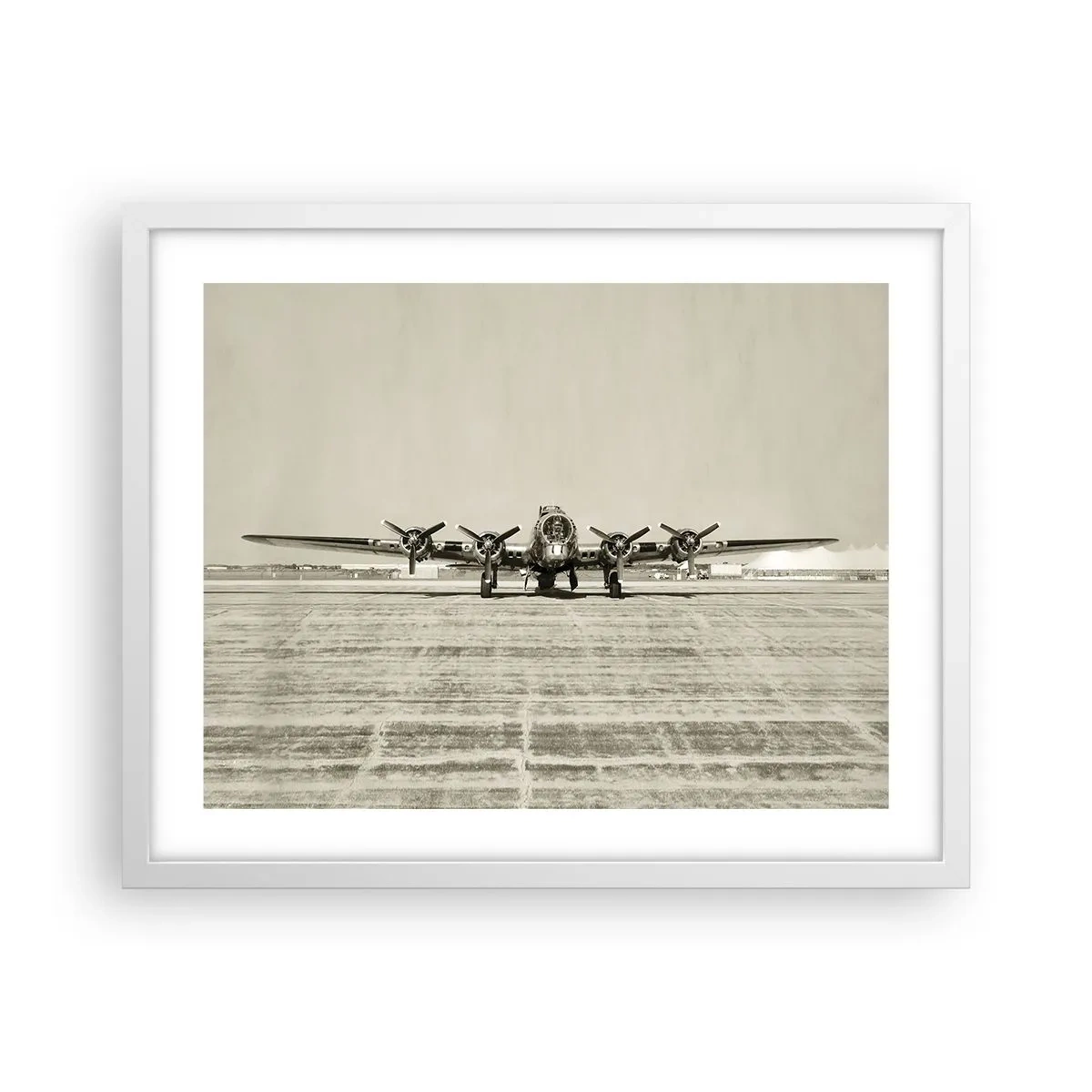 Poster în ramă albă - Pregătit, ca întotdeauna - 50x40 cm