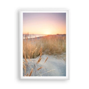 Poster în ramă albă - Cântec de leagăn baltic - 70x100 cm