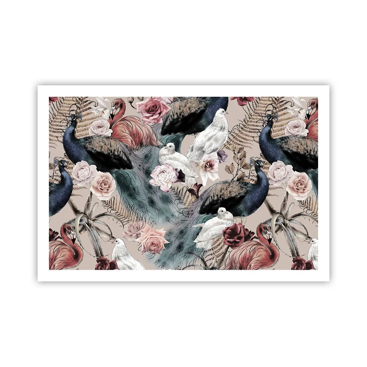 Poster - În grădina palatului - 91x61 cm