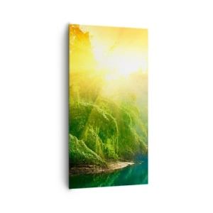 Tablou pe pânză - Scufundare în soare și umbră - 65x120 cm