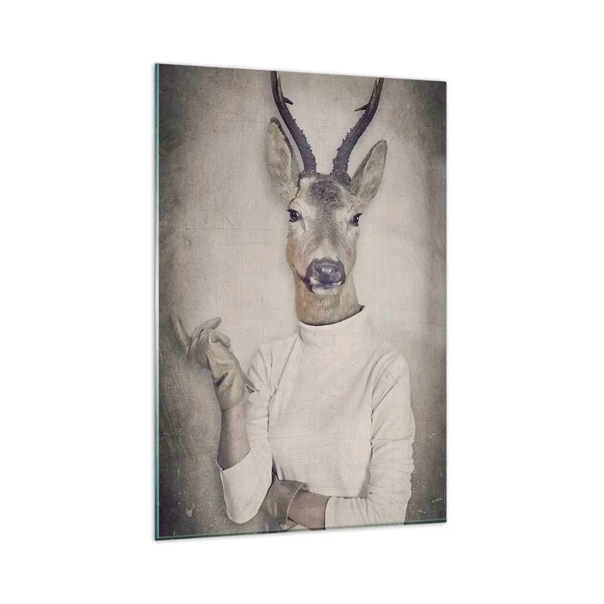 Tablou pe sticlă - Lăsați gesturile să vorbească - 80x120 cm