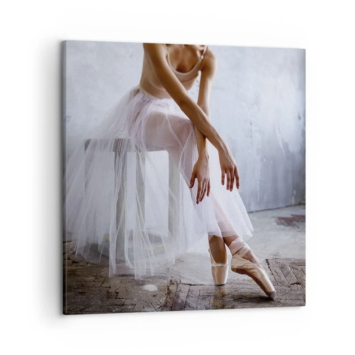 Tablou pe pânză - Înainte ca luminile rampei să strălucească - 50x50 cm