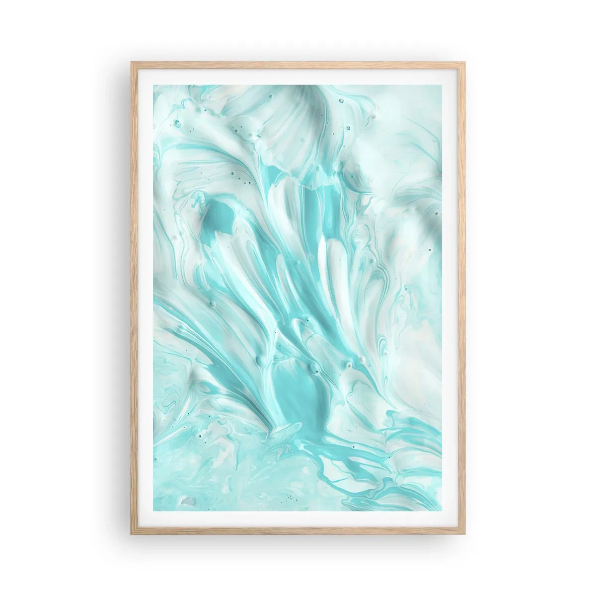 Poster în ramă de stejar deschis - Împreună pentru totdeauna - 70x100 cm