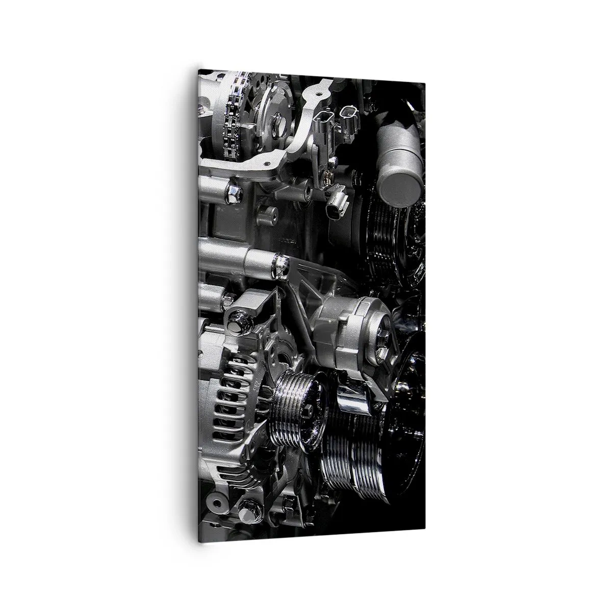 Tablou pe pânză - De oțel, frumos, puternic - 65x120 cm