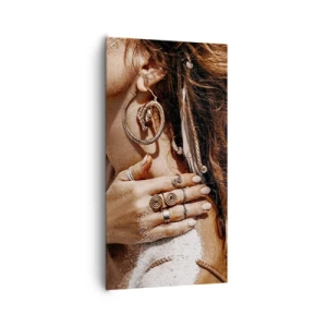 Tablou pe pânză - Regina plajei sălbatice - 65x120 cm