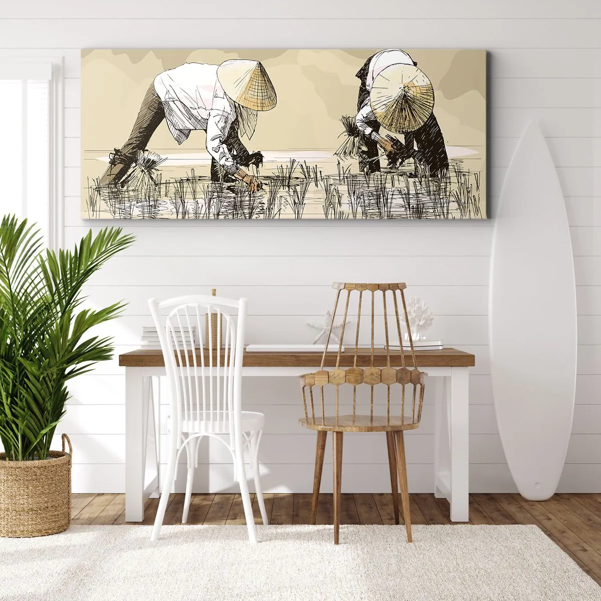 Tablou pe pânză - O recoltă reușită - 100x40 cm