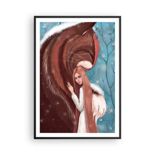 Poster în ramă neagră - Bun venit în basm - 70x100 cm