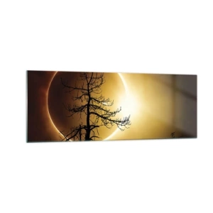 Tablou pe sticlă - Eclipsă totală - 140x50 cm