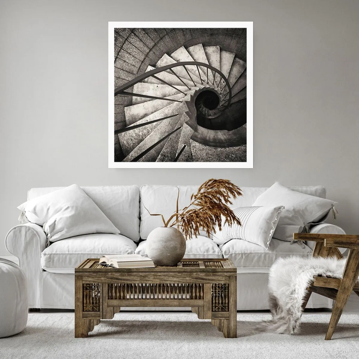 Poster - În sus și în jos - 30x30 cm