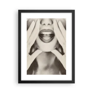 Poster în ramă neagră - Vin imediat! - 30x40 cm