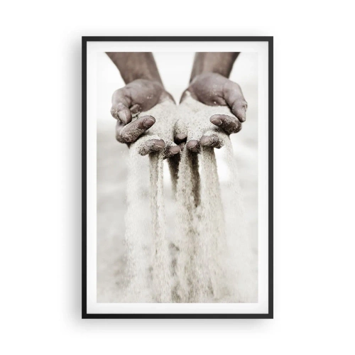 Poster în ramă neagră - Cu aceste mâini... - 61x91 cm