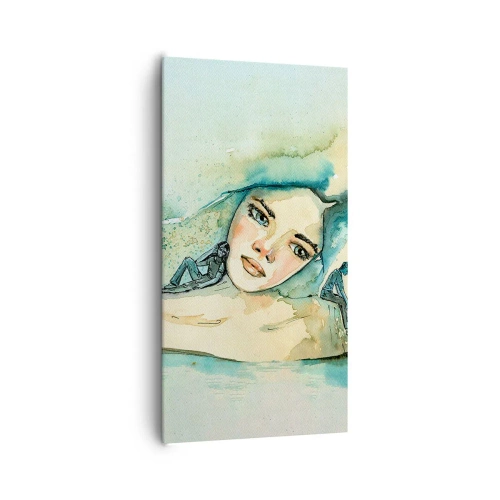 Tablou pe pânză - Am I blue? - 65x120 cm