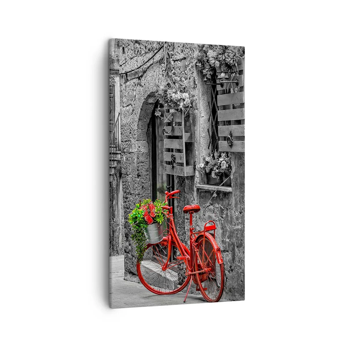 Tablou pe pânză - Alee din Toscana - 45x80 cm