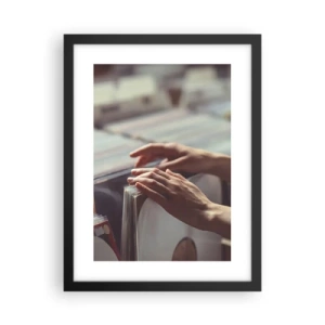 Poster în ramă neagră - În căutarea emoției - 30x40 cm