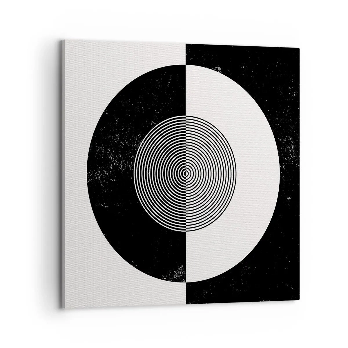 Tablou pe pânză - Armonie în alb și negru - 60x60 cm