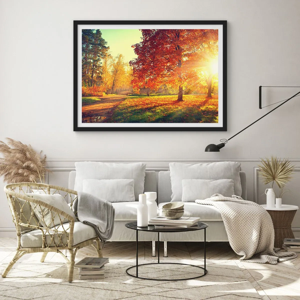 Poster în ramă neagră - Roșcatul este frumos - 70x50 cm