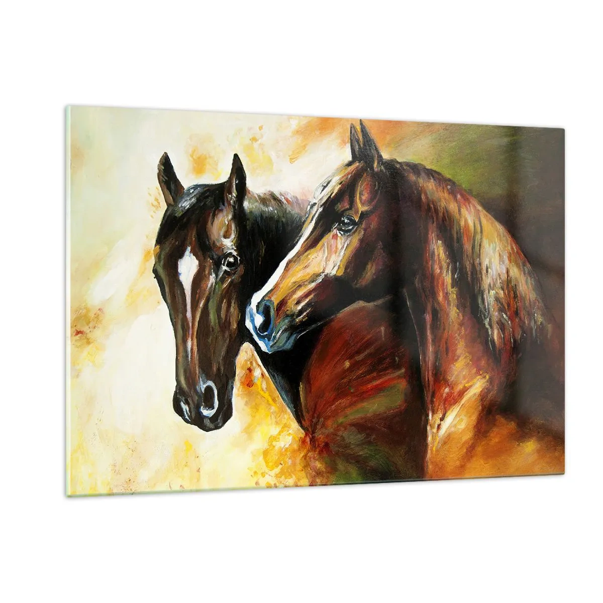 Tablou pe sticlă - De două ori mai fermecător - 120x80 cm