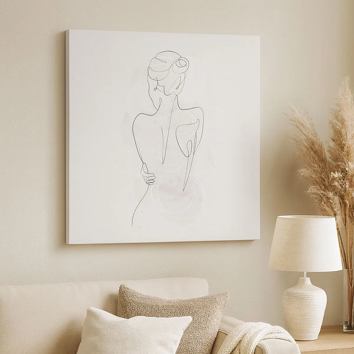 Tablou pe pânză - Ca un instrument sensibil - 30x30 cm