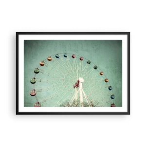 Poster în ramă neagră - Poftim la joacă - 70x50 cm