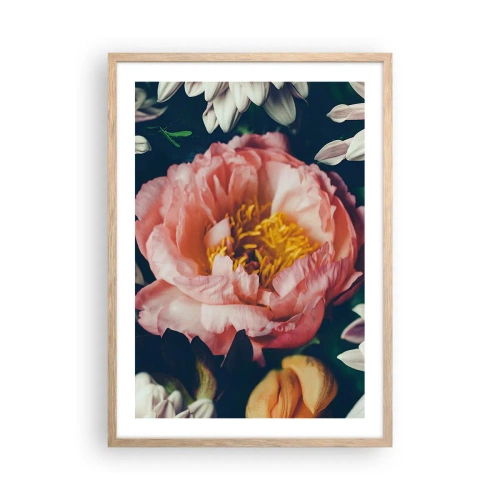 Poster în ramă de stejar deschis - Cu splendoare barocă - 50x70 cm