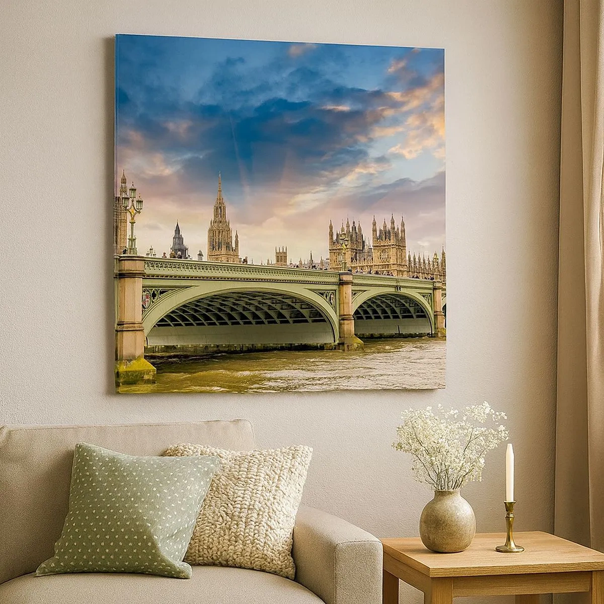 Tablou pe pânză - Timpul s-a oprit în Imperiu - 30x30 cm