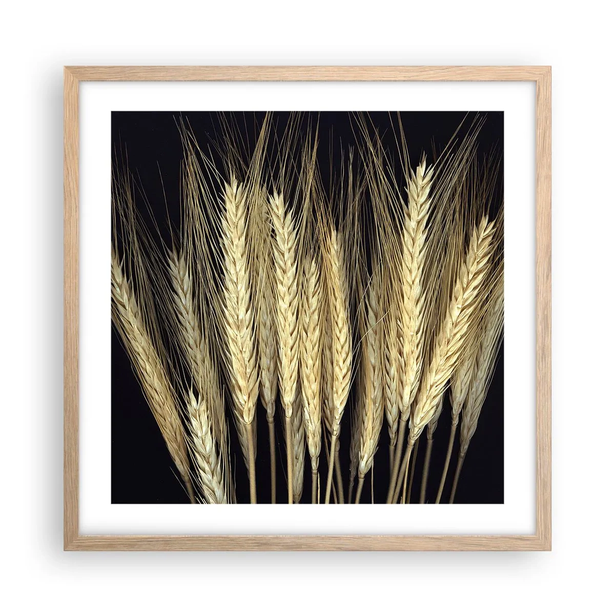 Poster în ramă de stejar deschis - Magie rustică - 50x50 cm