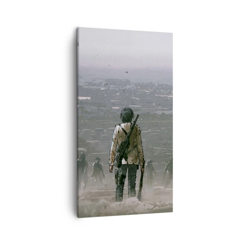 Tablou pe pânză - Ultimul om în picioare? - 45x80 cm