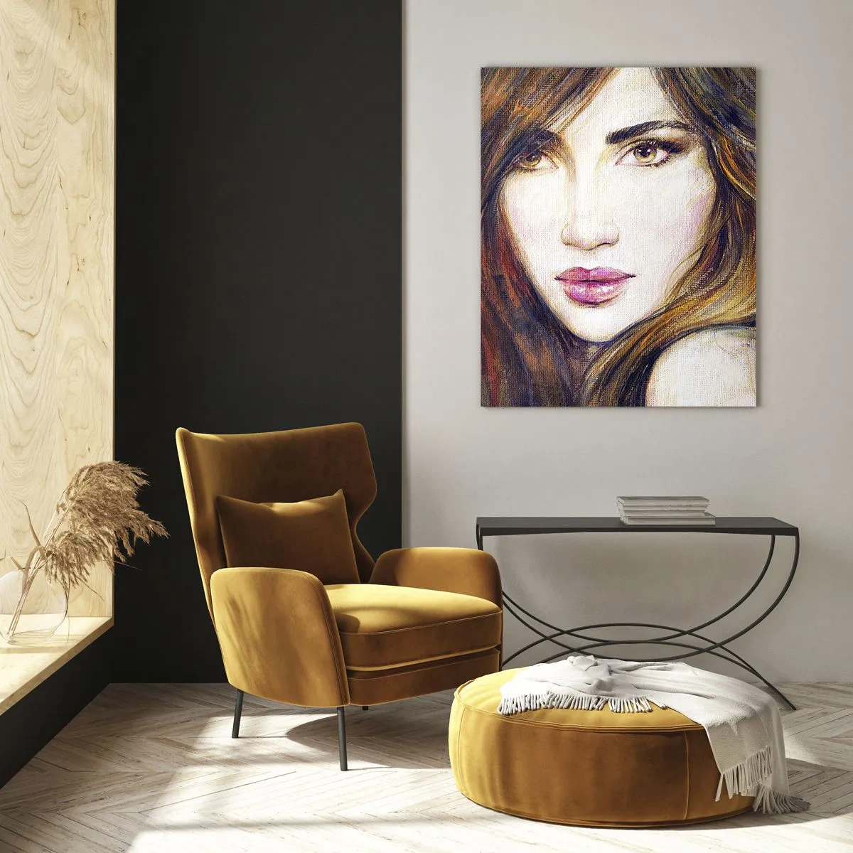 Tablou pe sticlă - Un bănuț pentru gândurile tale - 50x70 cm