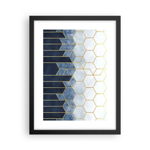 Poster în ramă neagră - Compoziție în ritm sincopat - 30x40 cm