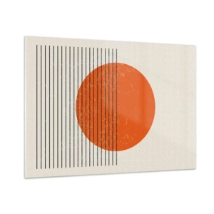 Tablou pe sticlă - Întotdeauna soarele - 100x70 cm