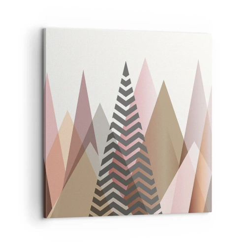 Tablou pe pânză - Construcție piramidală - 60x60 cm